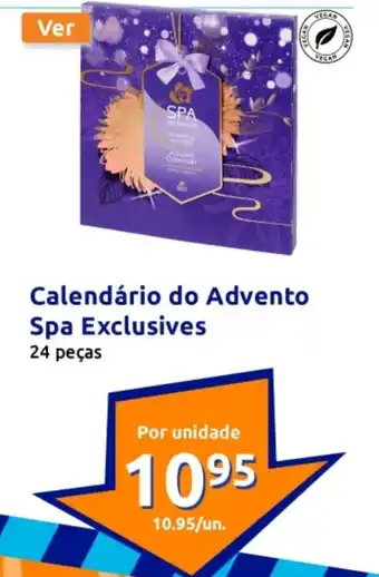 Action Calendário do Advento Spa Exclusives promoção