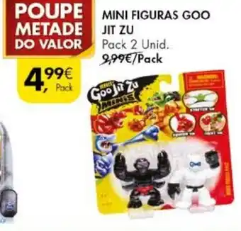 Pingo Doce Mini Figuras Goo Jit Zu Pack 2 Unid promoção