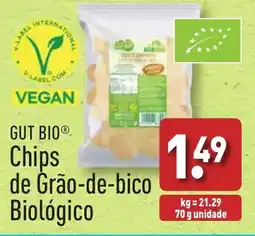 ALDI GUT BIO Chips de Grão-de-bico Biológico promoção