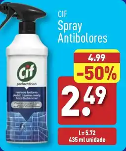 ALDI CIF Spray Antibolores promoção