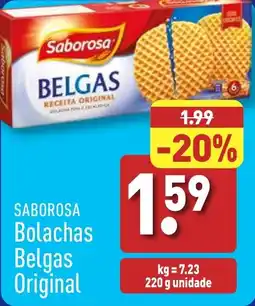ALDI SABOROSA Bolachas Belgas Original promoção