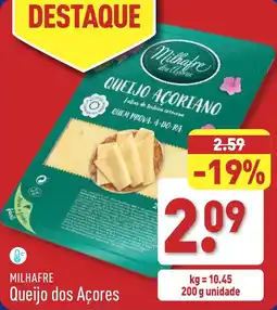 ALDI MILHAFRE Queijo dos Açores promoção