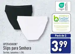 ALDI UP2FASHION Slips para Senhora promoção