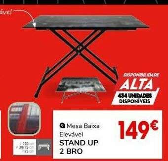 Mesa baixa