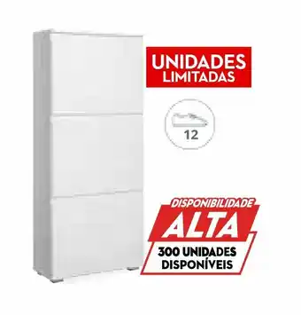 Conforama Sapateira com 3 compartimentos promoção