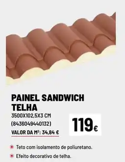 Painel sandwich telha