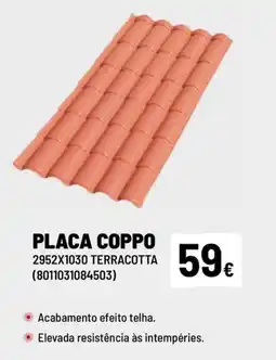 Brico Depôt Placa coppo 2952x1030 terracotta (8011031084503) promoção
