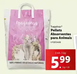 Lidl Traquinas - pellets absorventes para animais promoção