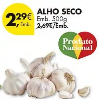 Pingo Doce Alho seco promoção