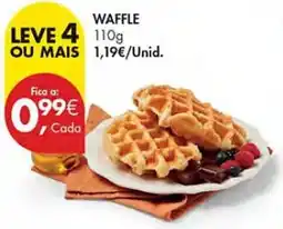 Pingo Doce Waffle promoção
