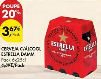 Pingo Doce Cerveja c/álcool estrella damm promoção