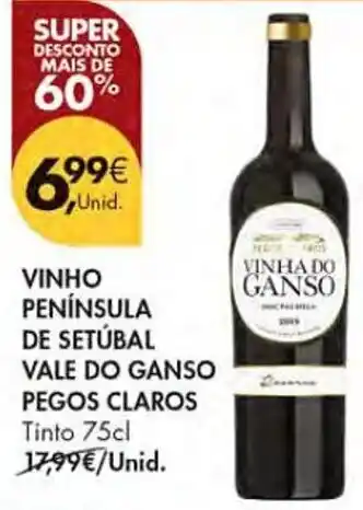 Pingo Doce Vinho península de setúbal vale do ganso pegos claros promoção