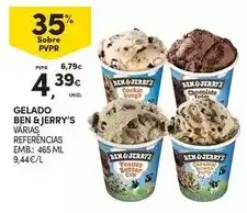 Continente Ben & jerry's - gelado promoção