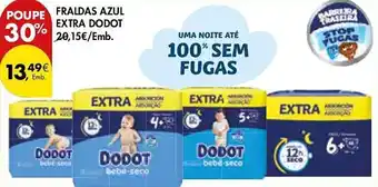 Pingo Doce Fraldas azul extra dodot promoção