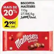 Pingo Doce Maltesers - biscoitos promoção