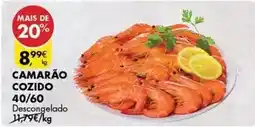 Pingo Doce Camarão cozido promoção