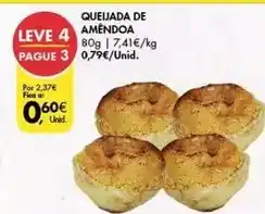 Pingo Doce Queijada de amêndoa promoção