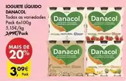 Pingo Doce Danacol - iogurte liquido promoção