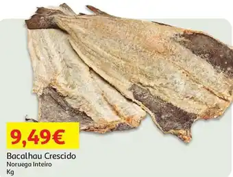 Auchan Bacalhau Crescido Noruega Inteiro promoção