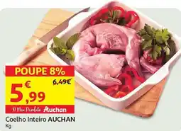 Auchan Coelho Inteiro AUCHAN promoção