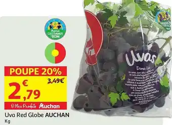 Auchan Uva Red Globe AUCHAN promoção