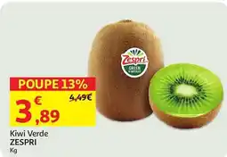 Auchan Kiwi Verde ZESPRI promoção