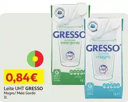 Auchan Leite UHT GRESSO promoção