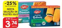 Minipreço Nesta seleção de filetés iglo promoção