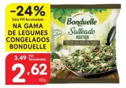 Minipreço Na gama de legumes congelados bonduelle promoção
