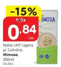 Minipreço Natas UHT Ligeira p/ Culinária Mimosa promoção