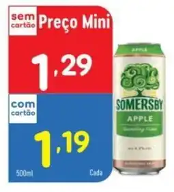 Minipreço Somersby apple promoção