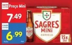 Minipreço Sagres mini promoção