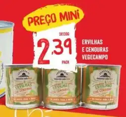 Minipreço Ervilhas e cenouras vegecampo promoção