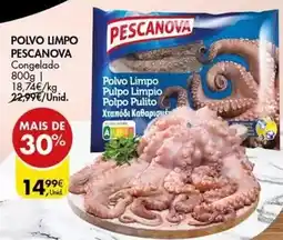 Pingo Doce Pescanova - polvo limpo promoção