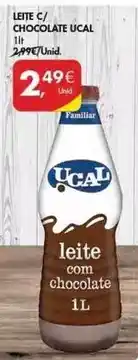 Pingo Doce Ucal - leite c/ chocolate promoção