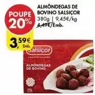 Pingo Doce Almondegas de bovino salsicor promoção