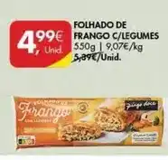 Pingo Doce Folhado de frango c/legumes promoção