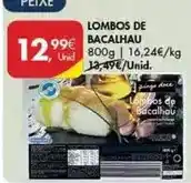 Pingo Doce Lombos de bacalhau promoção