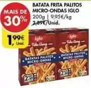 Pingo Doce Iglo - batata frita palitos micro-ondas promoção