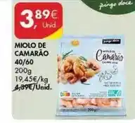 Pingo Doce Pingo doce - miolo de camarão promoção