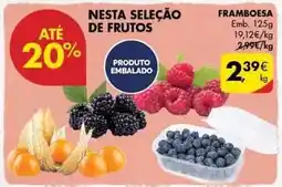 Pingo Doce Framboesa promoção