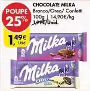 Pingo Doce Milka - chocolate promoção