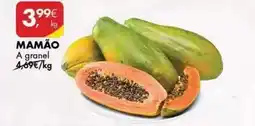 Pingo Doce A+ - mamão promoção
