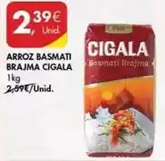 Pingo Doce Cigala - arroz basmati brajma promoção