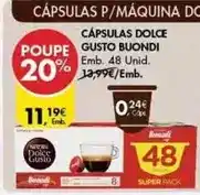 Pingo Doce Buondi - cápsulas dolce gusto promoção