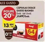 Buondi - cápsulas dolce gusto