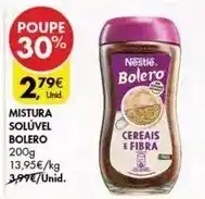 Pingo Doce Nestle - mistura soluvel bolero promoção