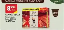 Pingo Doce Pingo doce - capsulas de cafe promoção