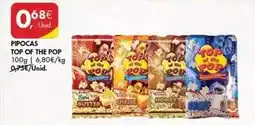 Pingo Doce Pipocas top of the pop promoção