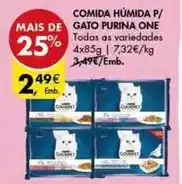 Pingo Doce Purina - comida húmida p/ gato one promoção